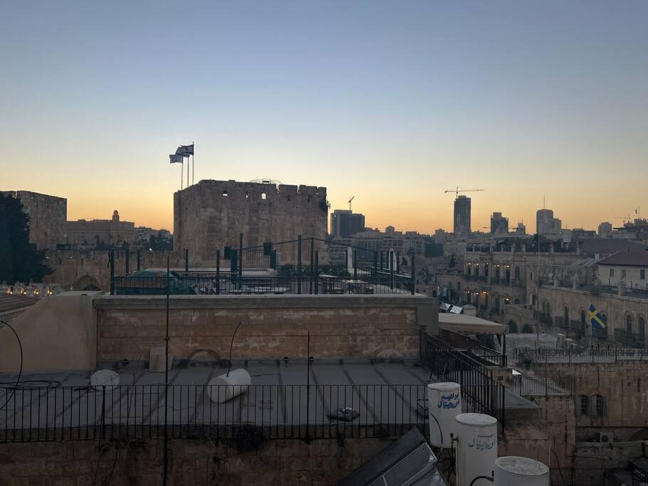 Very Nice Apartment With View Of All The Old City Jerusalém Exterior foto